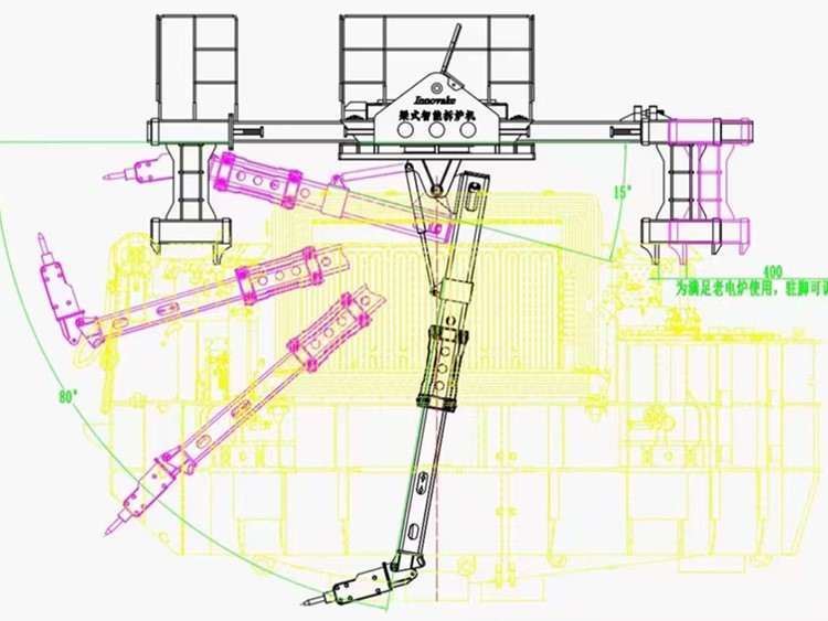 Rack-type debricking machine